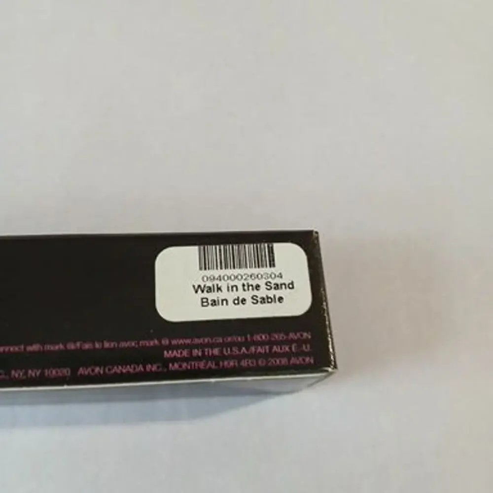 Set of (2) Avon Mark. Caribbean Shine Lip Gloss WALK IN THE SAND 0.49oz/ea NEW